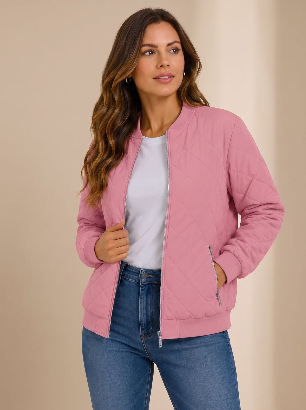 Cazadora bomber TAMVELA en color azul marino