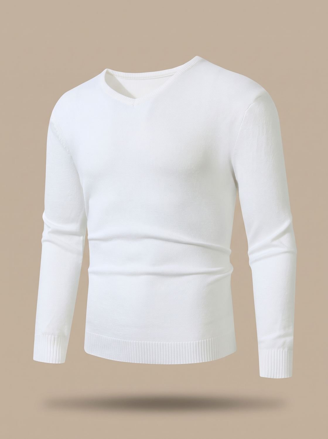 Jersey TAVELIO en tono crudo combinado con vaqueros