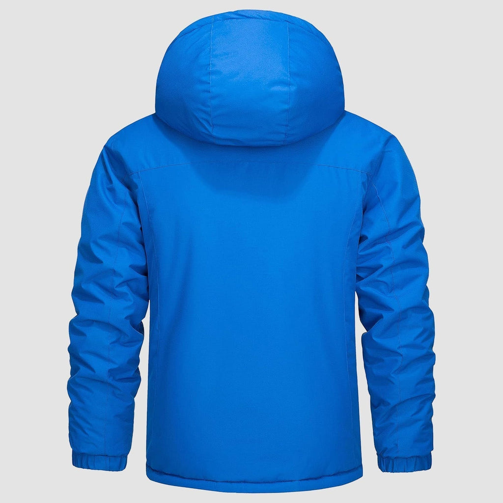 Cremallera frontal completa de la chaqueta TUNDRAXX en primer plano