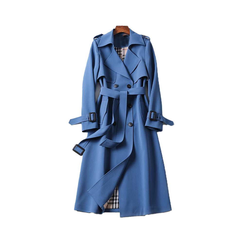 Trench coat Aurora en color negro para mujer